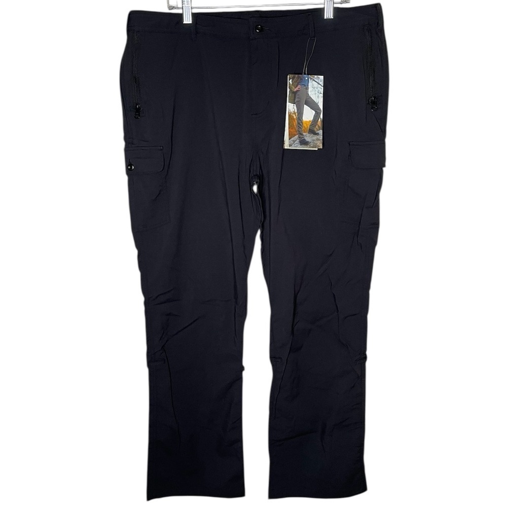 NWT Clothing Arts Travel Pants Black Women’s Size 18 Pick Pocket Proof Pockets